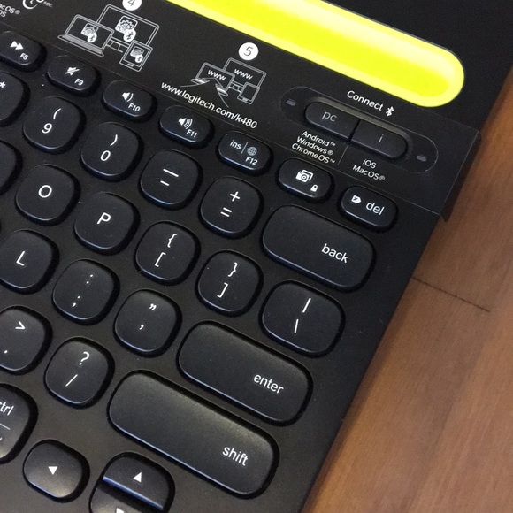 Logitech bluetooth Multi devise keyboard K480 BK - Picture 2 of 8